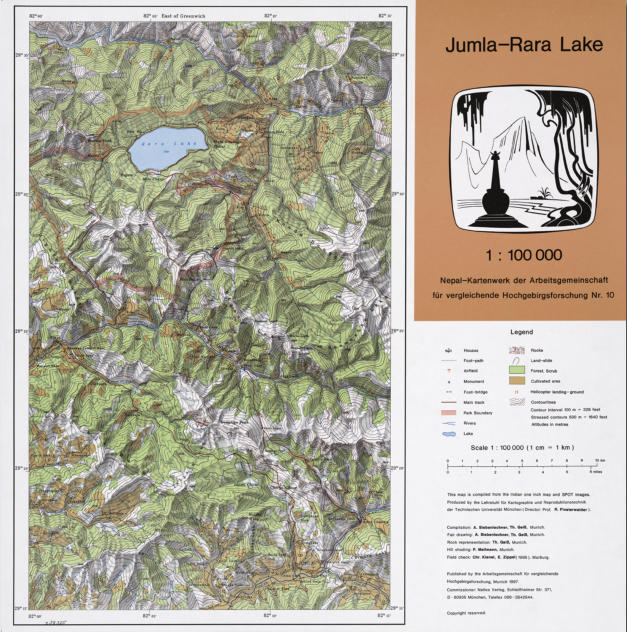Jumla-Rara-Lake (1:100.000)