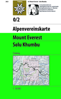 DAV 0/2 Mount Everest - Solu Khumbu, 1:50.000